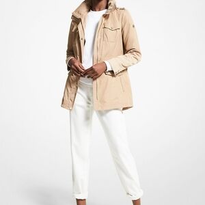 Michael Kors Tan Utility Jacket- Womens Size L